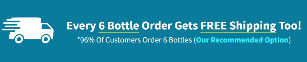 6 bottles gets free shipping